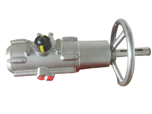 304/316 Stainless Steel Rotary Actuator Ball Valve Quarter Turn Actuator Untuk Kapal Laut Lepas Pantai