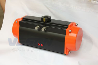 ISO5211 Double Acting Pneumatic Rack Dan Pinion Actuator Air Connection G1/4''